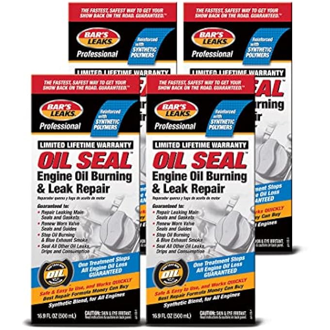 Bar's Leaks OIL SEAL ENGINE OIL BURNING AND LEAK REPAIR, (PACK OF 4) - Image 1